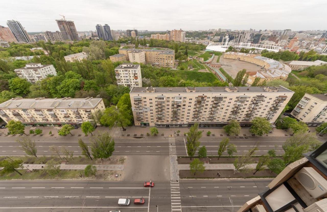 Апартаменти Люкс Класу В Новому Будинку В Центрі Kyjev Exteriér fotografie